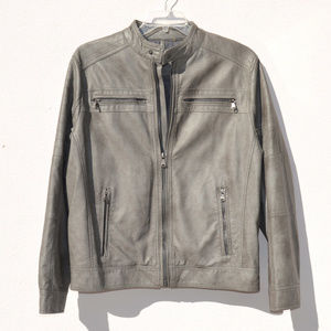 Calvin Klein Men's Faux Leather Jacket Size Medium